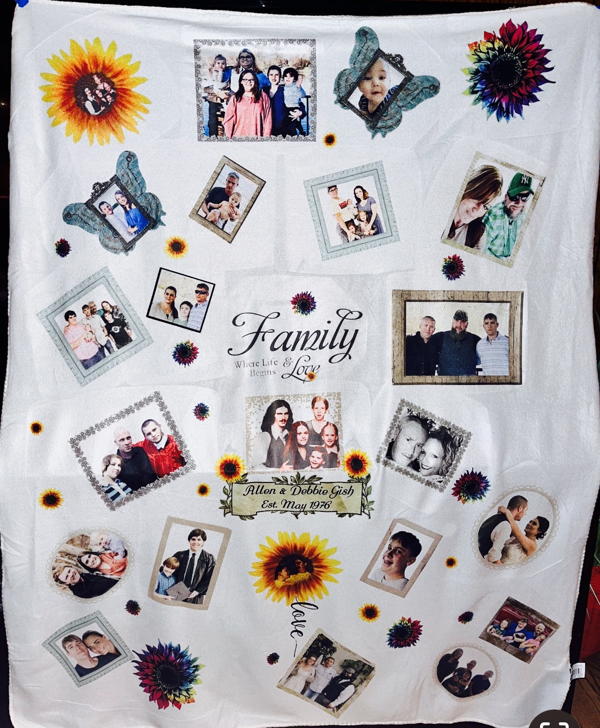 Custom Image Throw Blanket